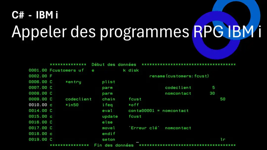 Image principale de l’article « RPG .NET: Appeler des programmes RPG IBM i en C# avec NTi »