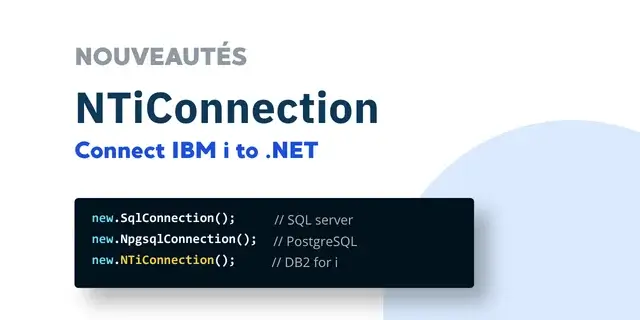 Main image of "Connect to IBM i (AS/400) using .NET?" article