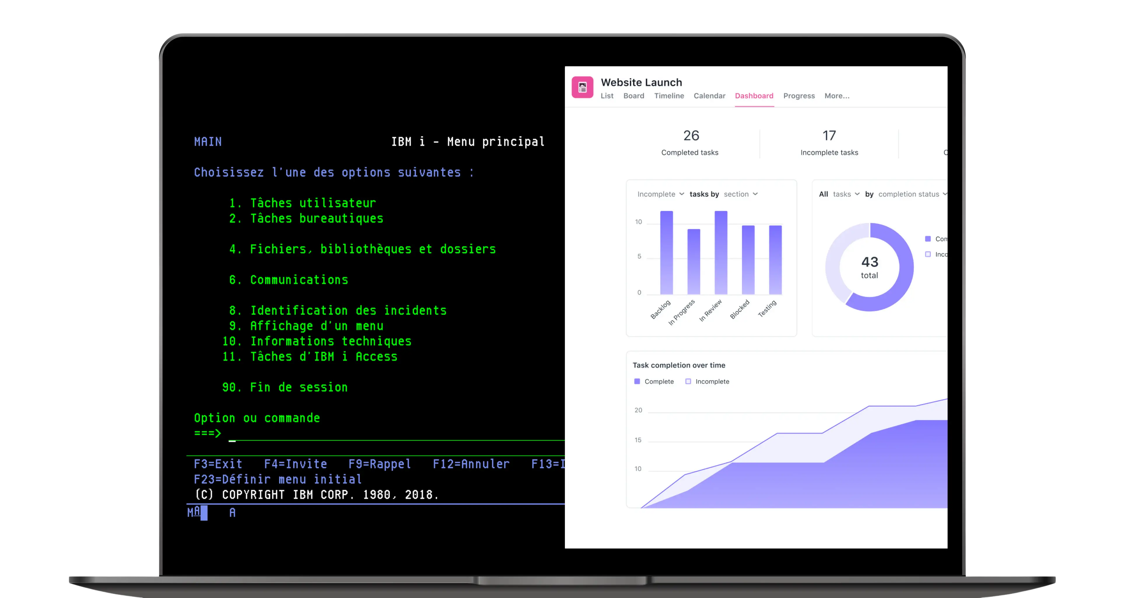 Illustration de la modernisation IBM i avec .NET